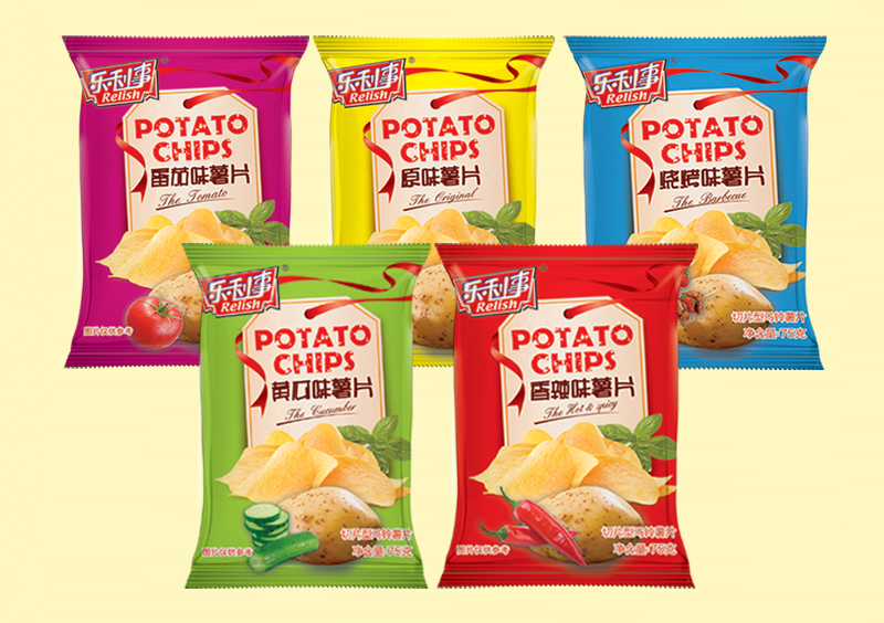 Relish Sliced Potato Chips 75g