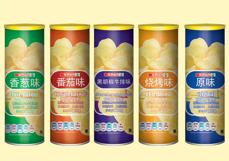 SPAR 100g复合型薯片